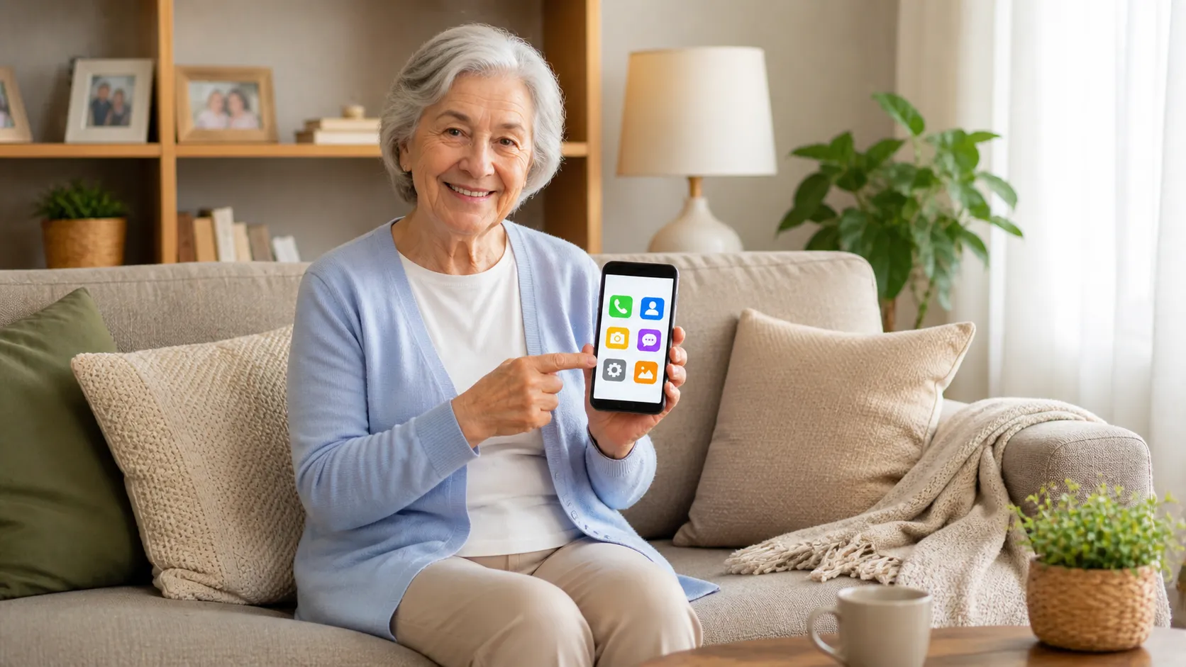 aplicativos para idosos no celular com tela simples e fácil